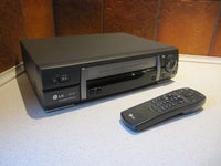 VHS videomaskine, LG, BC200P (m/fjern)
