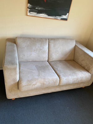 Sofa, alcantara, 2 pers., Afhentes: Pæn 2-personers sofa 155 x 90 cm