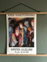 Galleriplakat, Kirsten Lillelund , motiv: Køge