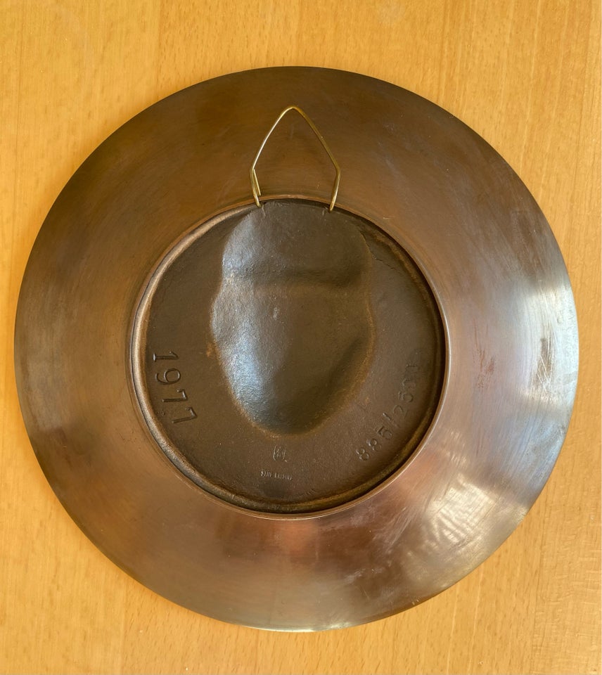 Platter, Christian IV platte i Ædel Malm / bronze