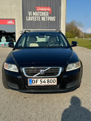 Volvo V50, 1,6 D DRIVe, Diesel, 2010, km 168000, sortmetal, nysynet, 5-dørs, st. car., 16" alufælge,