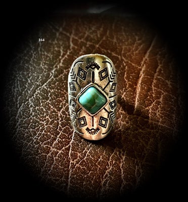 Fingerring, sølv, * Sterlingsølv; Lækker ring i nordisk stil - med T, * Sterlingsølv; Lækker ring i 