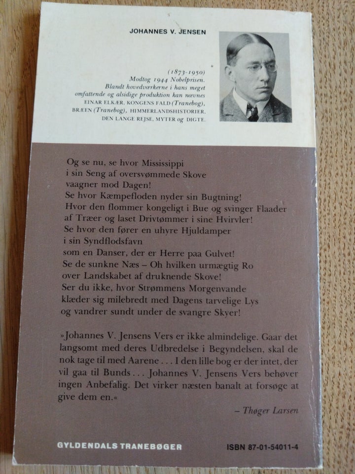 Digte 1906, Johannes V. Jensen, genre: digte