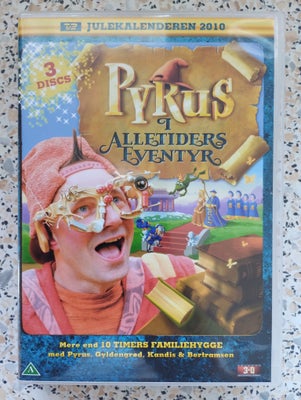 Pyrus Alletiders eventyr med 3 DvD som ny, DVD, eventyr, Fremstår som ny, kan sendes med dao køber b