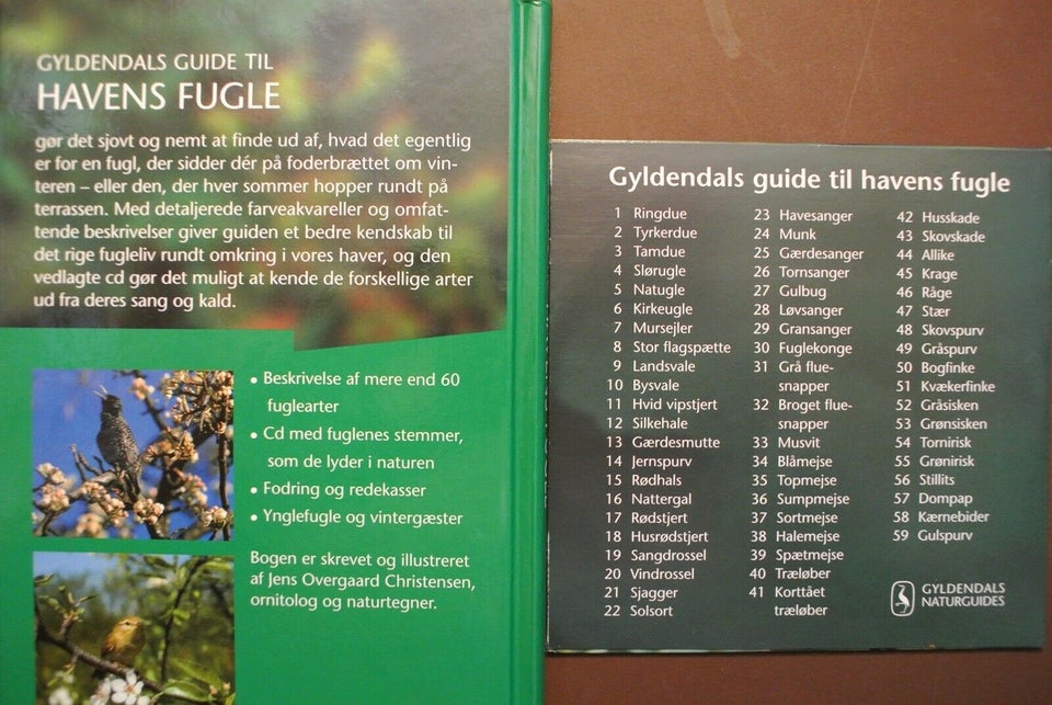 gyldendals guide til havens fugle. med cd, Af jens overgaard