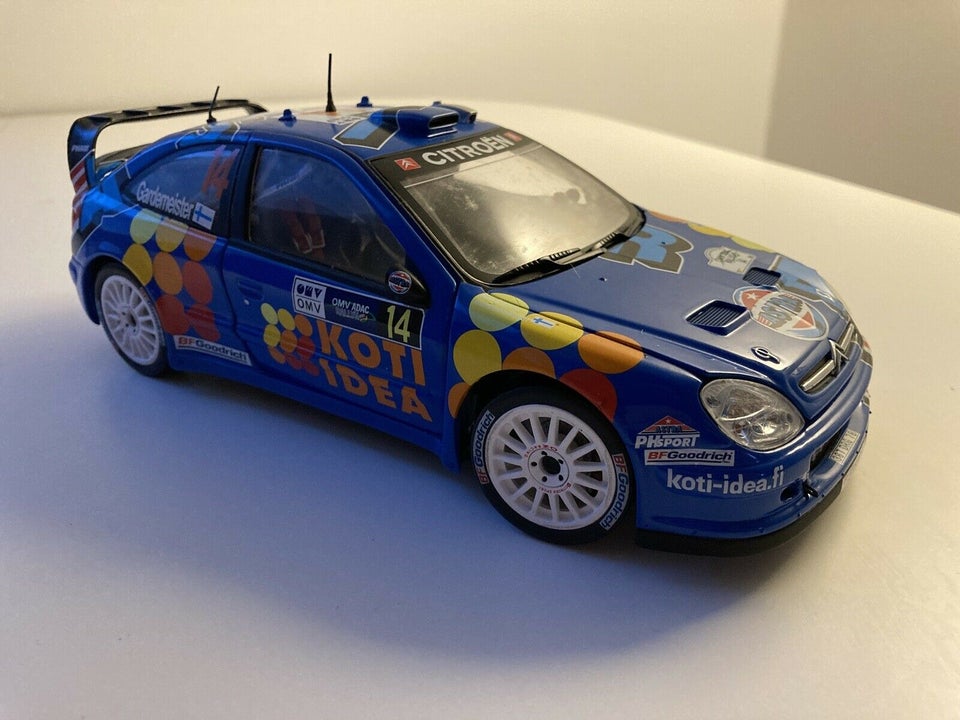 Modelbil, Citroén Xsara WRC 1/18, skala 1:18
