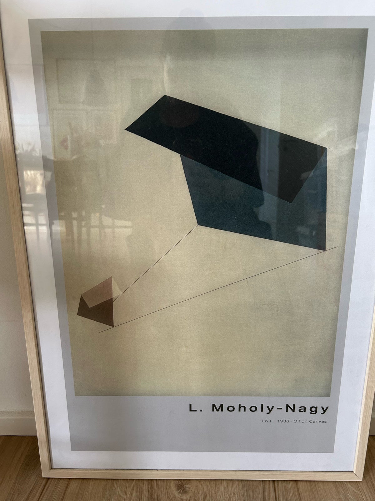Plakat i ramme (50 x 70), L. Moholy-Nagy, b: 50 h: 70