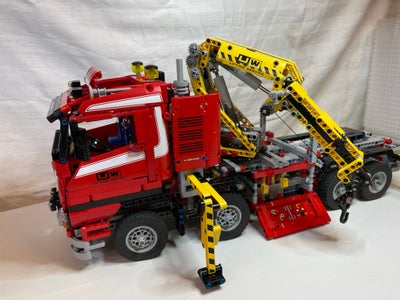 Lego Technic, 8258, Denne flotte TECHNIC kranbil har jeg ikke plads til mere. Et par af klistermærke