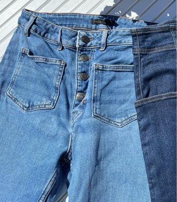 Jeans, Maje , str. 40,  Denim ,  Denim,  Ubrugt, Klassiske jeans købt i Rom. Brugt meget få gange, d