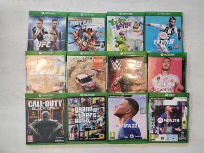 12 forskellige spil, Xbox One, Xbox one spil. 

Sælges samlet til 500 eller 100 pr. stk.

Flere fors