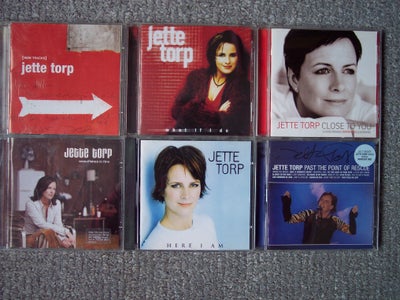 .JETTE TORP  CDer sælges stykvis                  : ., pop, 
Velholdte originale CDer med intakte co