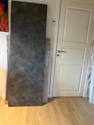 Bordplade, Grå bordplade
Ny ubrugt
60,5. X 127 cm
Tykkelse 40mm
Pris200kr