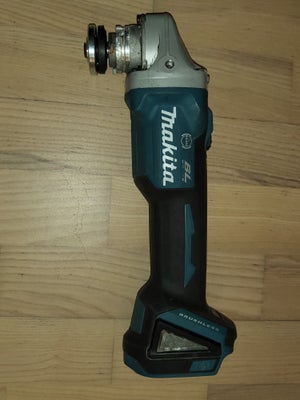 Vinkelsliber, Makita  DGA506, Der medfølger:
1 stk oplader 
1 stk 5.0 Ah batteri 
"Håndtag"
Skærm
Br