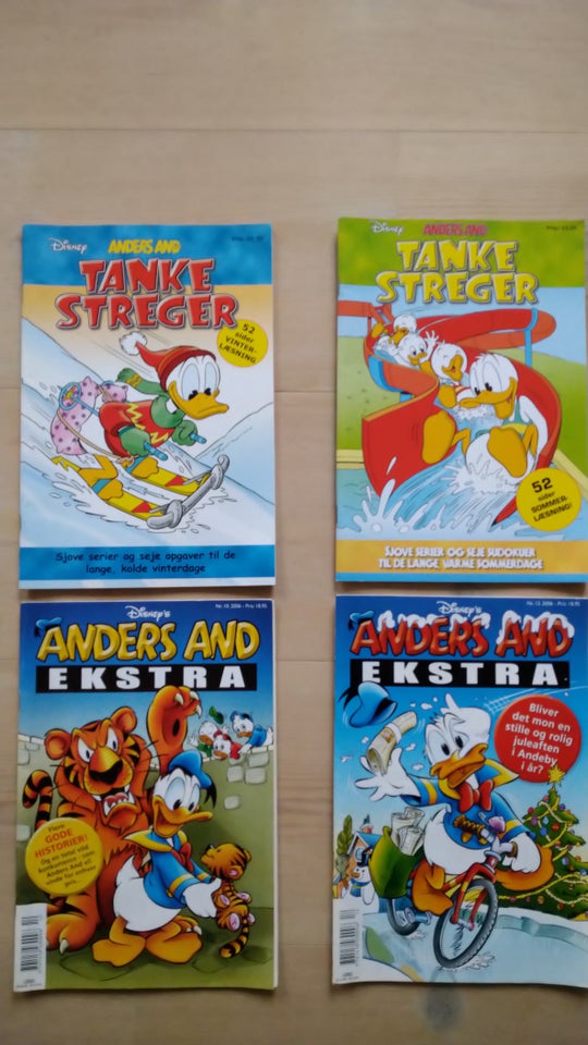 Anders And Ekstra, Tankestreger, Tegneserie