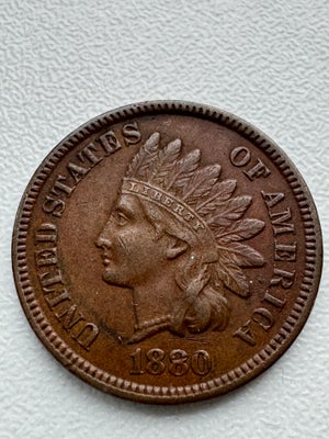Amerika, mønter, 1 cent, 1880, 1 cent fra 1880, USA.

Fragten betales SELV af køber.

Jeg anbefaler 
