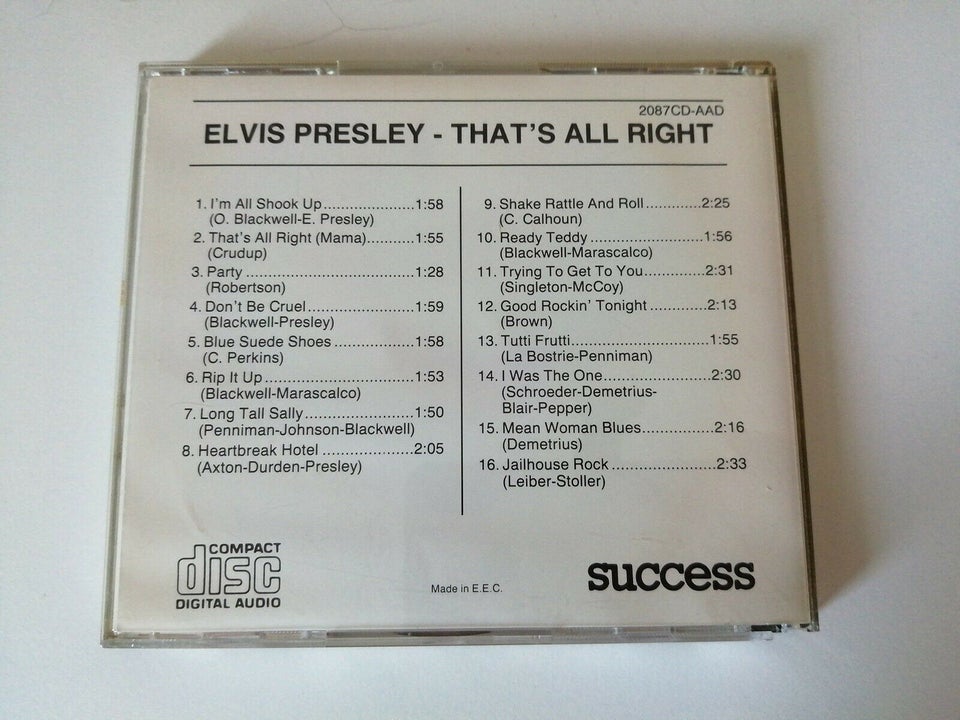 Elvis Presley.: That's All Right., rock