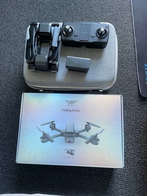 Drone, Folding drone Z5, Fin foldebar drone fra Morfars.dk med 90 grader vinkel kamera.
* GPS return