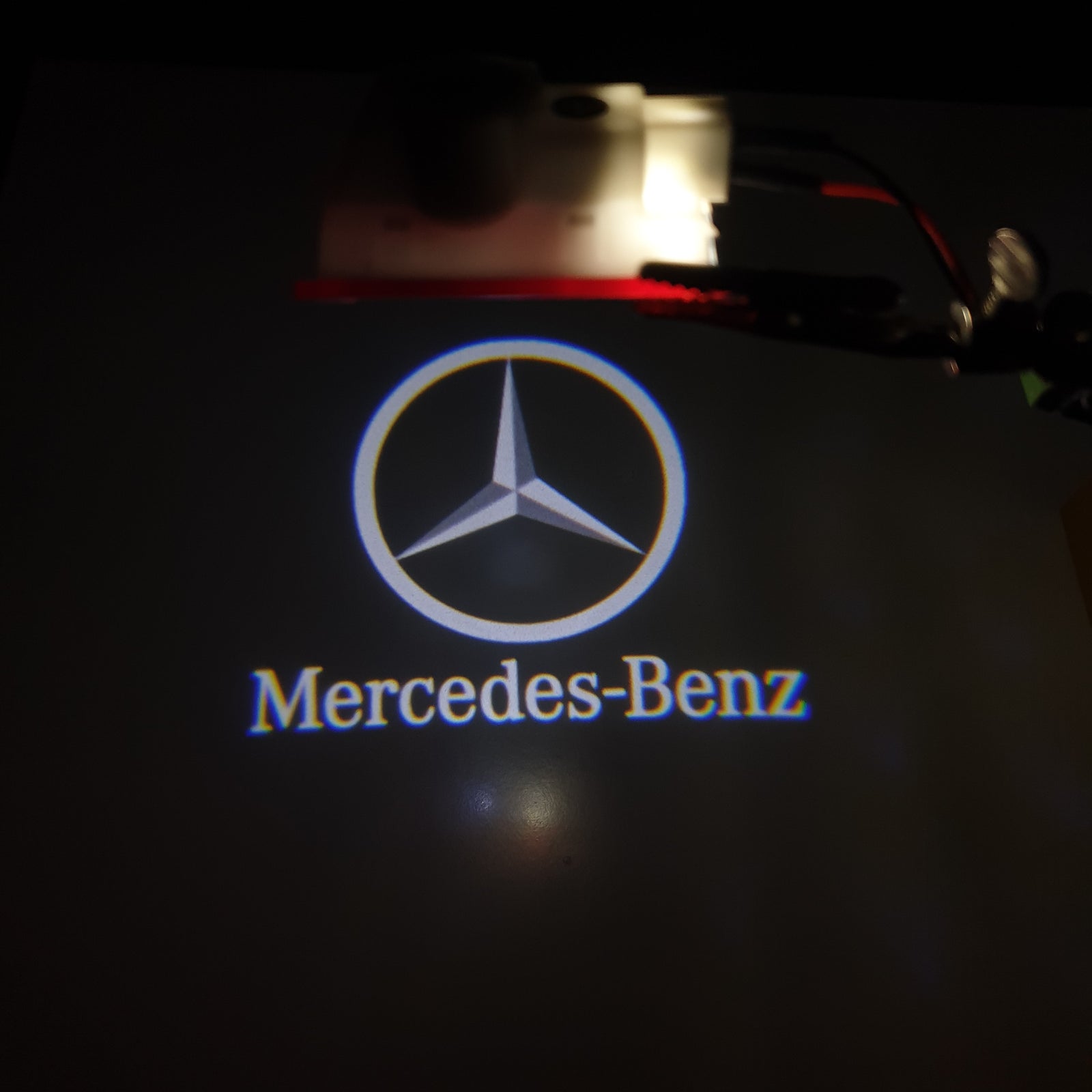 Andet styling, NY! Mercedes LED Dørprojektor Lys, Dør LOGO