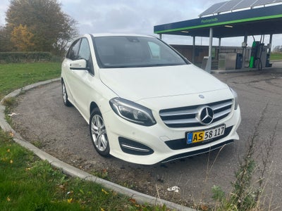 Mercedes B220 d, 2,2 aut., Diesel, aut. 2015, km 310000, hvidmetal, klimaanlæg, ABS, airbag, 5-dørs,