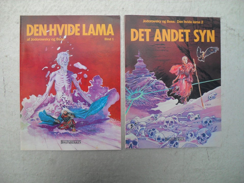 DEN HVIDE LAMA NR. 1+2, Tegneserie