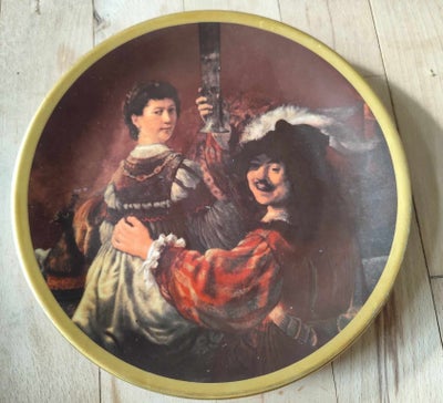 Platter, Platte med motiv af Rembrandt, Platte med motiv af Rembrandt, Seltmann Weiden Bavaria W. Ge