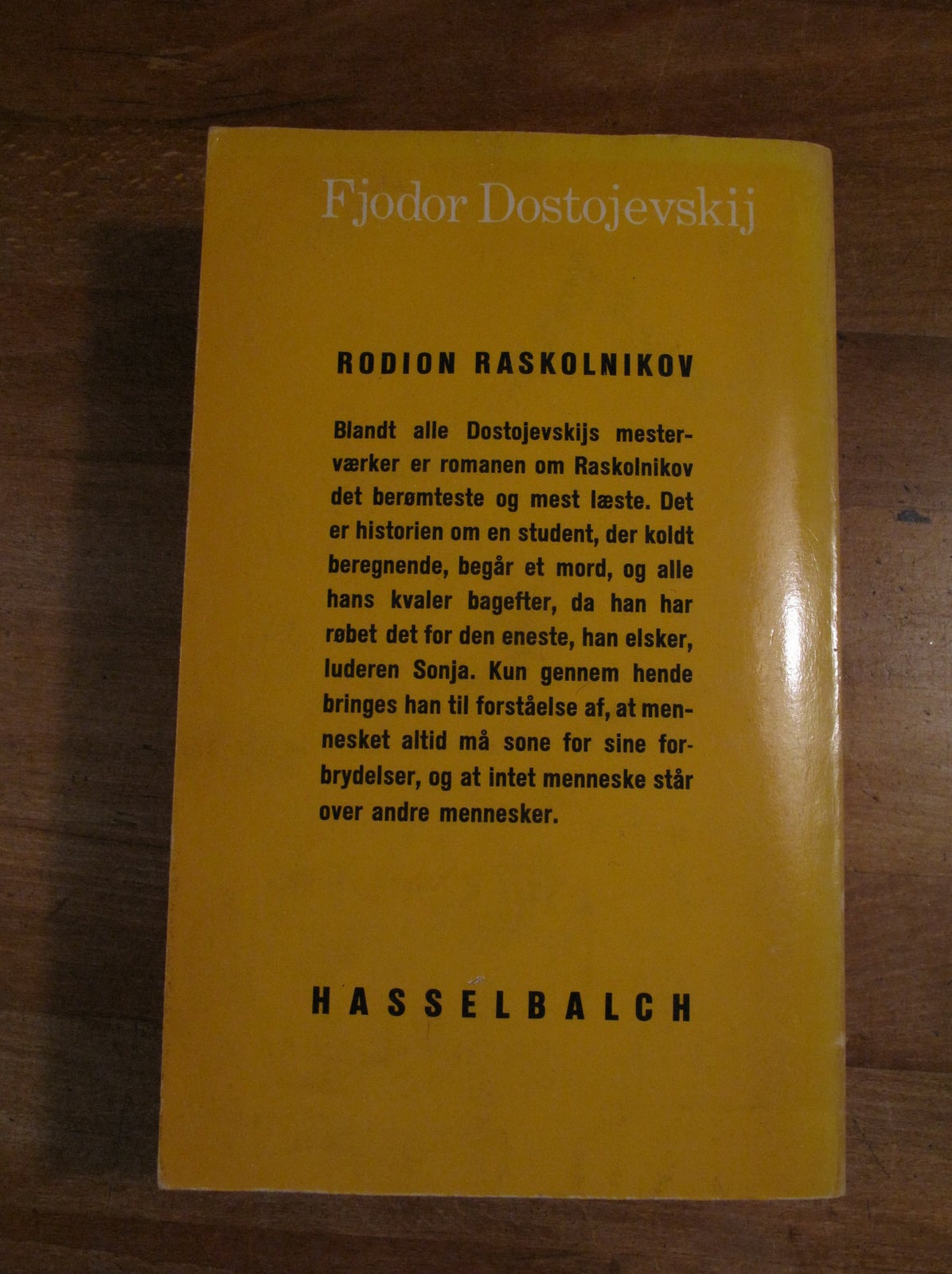 Rodion Raskolnikov, Fjodor Dostojevskij, genre: roman
