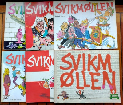 Bøger og blade, Ren nostalgi

Svikmøllen, årgang 1971-74 -75- 76- 77- 78- 79- 80- 84
Svikmøller KAVA