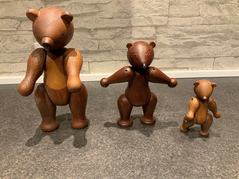 Træfigurer, Gammel bjørn i teak