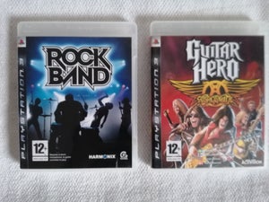 Guitar Hero Aerosmith, PS3, rollespil –  – Køb og Salg af Nyt og Brugt