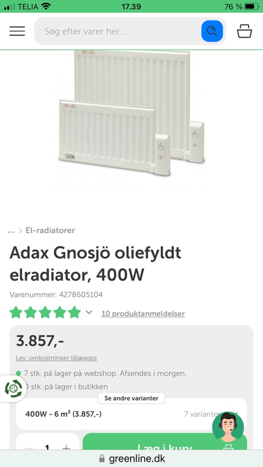 Elradiator, ADAX GNOSJÖ
