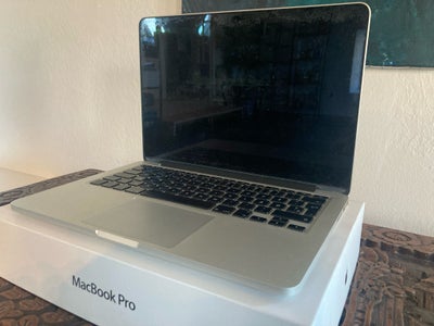 MacBook Pro, A1502 , 2,6 GHz, 8 GB ram, 121 GB harddisk, God, Sælger min trofaste MacBook Pro 13” 20