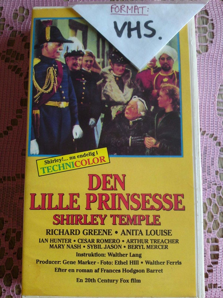 Drama, Den lille prinsesse , instruktør Walther lang