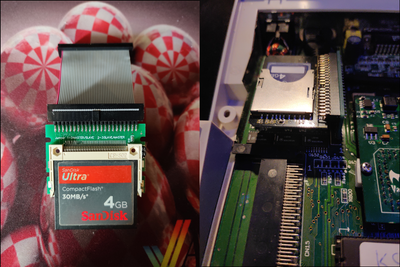 Harddisk Amiga 500/600/1200, 4 GB, Perfekt, Der kræves et udvidelseskort med 44pin IDE port i en A50
