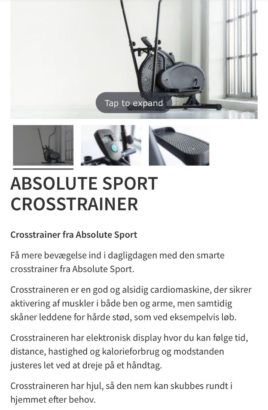 Crosstrainer, Crosstrainer , Absolute Sport