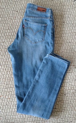 Jeans, Levi's, str. 26,  blå,  Bomuld,  Næsten som ny, Levi's jeans, 26 bold curve, skinny legs - br
