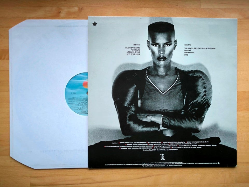 LP, Grace Jones