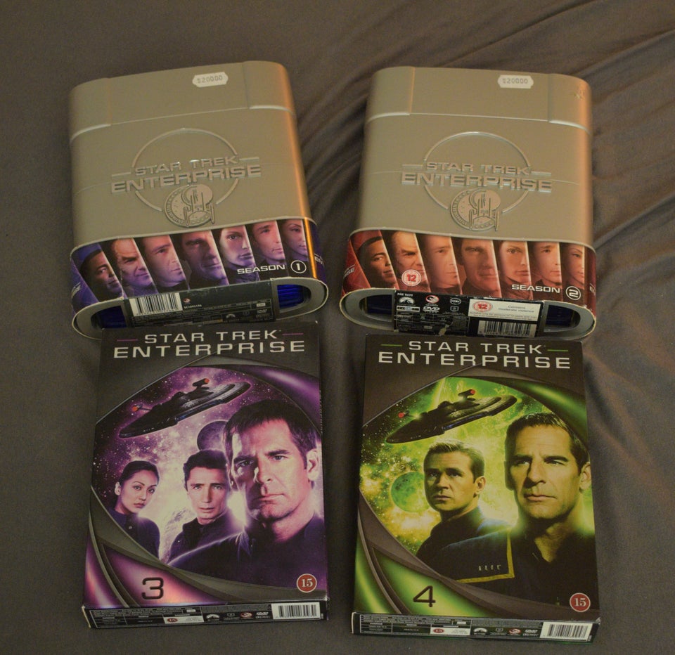 Star Trek: Enterprise sæson 1-4, DVD, science fiction
