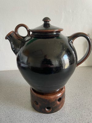 Keramik, The kande, Stor flot tekande der kan indeholde 3 l. fra Birkerød keramik med tevarmer - er 