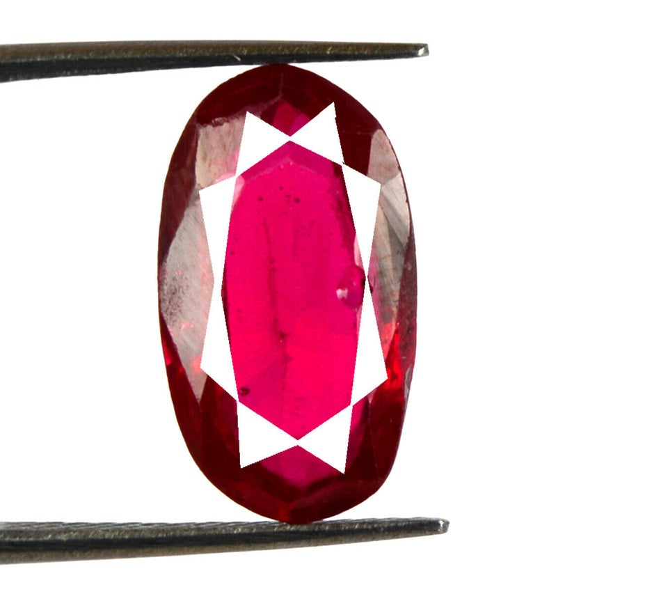 Andet smykke, ædelsten, 7.25Ct rubyBurma certifikat