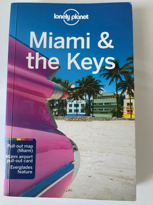 Miami & The Keys - Lonely Planet, 9. Udgave - 2021. Brugt men pæn stand. 
