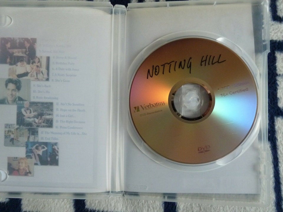 Notting Hill, DVD, romantik