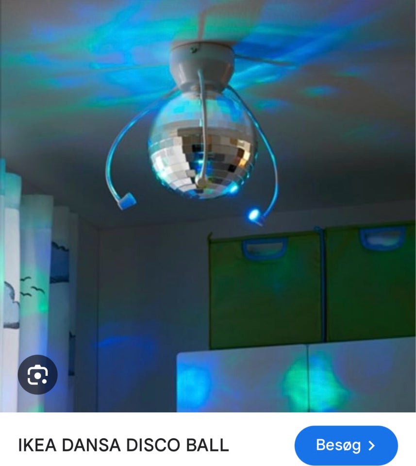 Lampe, Ikea disco kugle lampe - NY