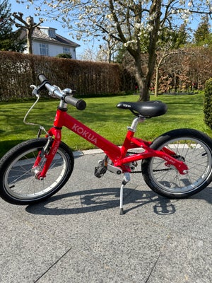 Unisex børnecykel, anden type, Kokua, Like to bike, 16 tommer hjul, 0 gear, Fin Kokua cykel, let i v
