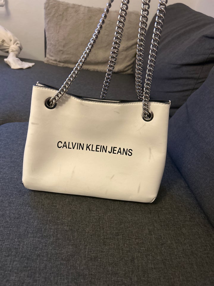 Skuldertaske, Calvin Klein, læder