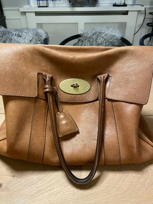 Skuldertaske, Mulberry, læder, Model Bayswater i Oak