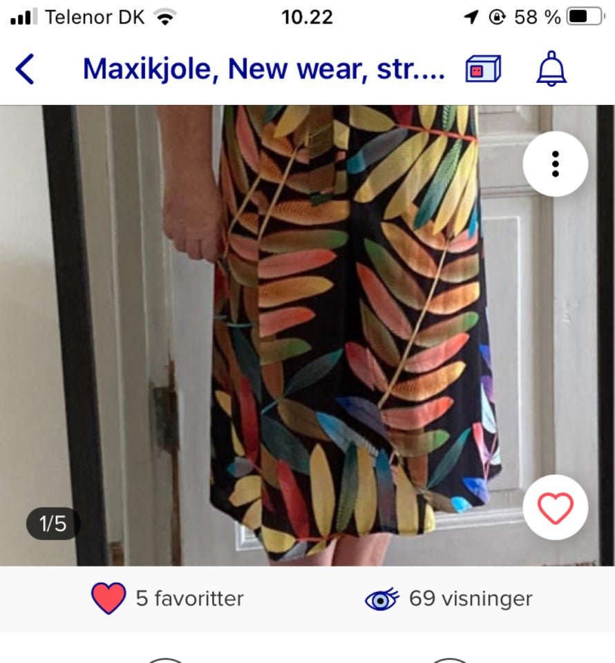 Maxikjole, New wear, str. XXL