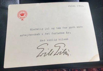 Autografer, Erik Eriksen - Autograf