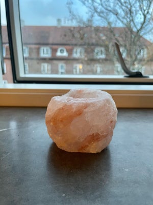 Lysestage, Lysestage lavet af Himalaya salt til fyrfadslys