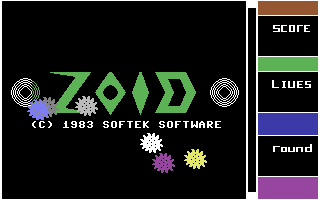 Zoids, Commodore 64 & C128, 


Softek, 1983:


"Zoids"

[AKA Zoid]


Shoot'em up/action/arcade til C