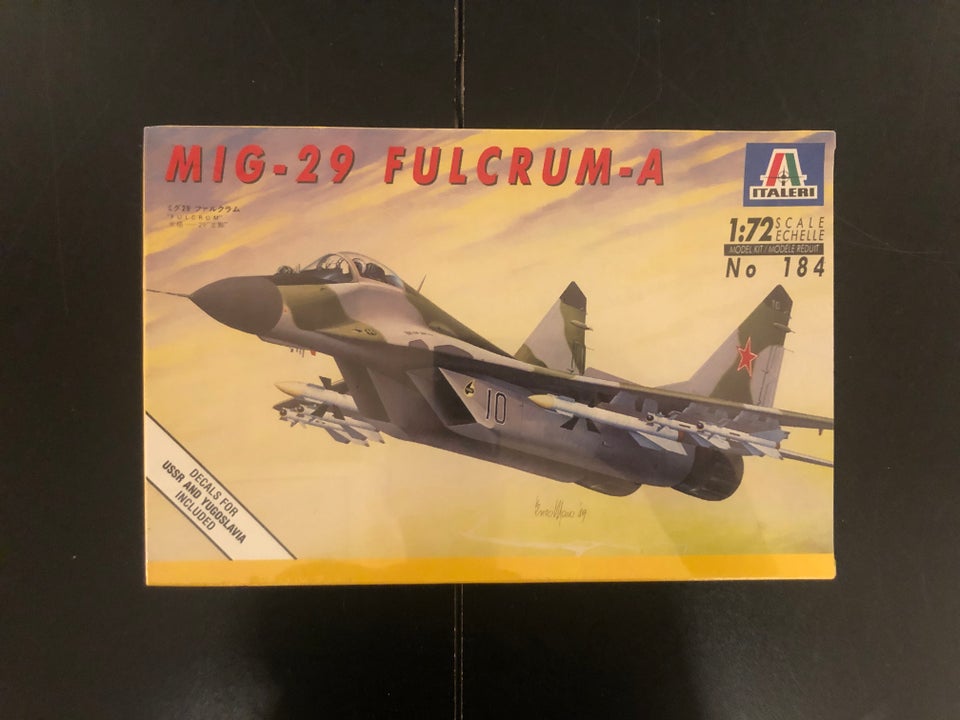 Byggesæt, Italeri Mig-29 Fulcrum-A, skala 1/72